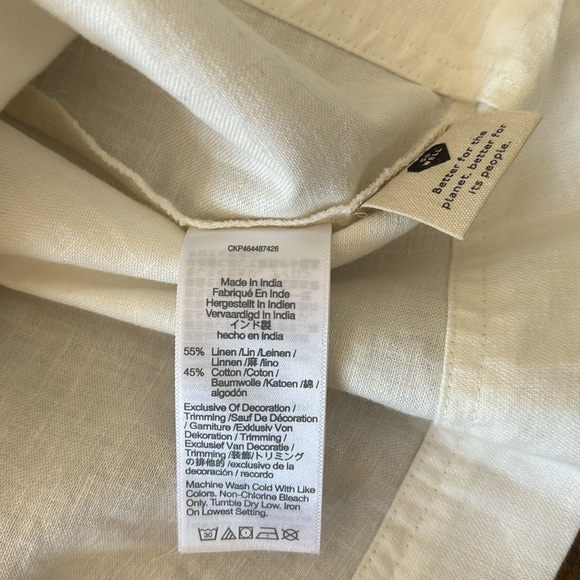 Madewell linen blend button down dress. - Picture 6 of 6